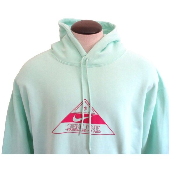 Nike SB Men's Skate Hoodie Sweatshirt Mint Green Active Pink Size Large NWT - Picture 2 of 4